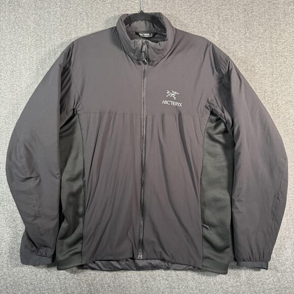 Arc'teryx Jacket Mens Large Black Atom LT Insulated Full Zip Stretch 14645 - Picture 1 of 15